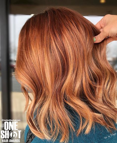 Baltimore Hairstylist on Instagram: “Monday coming in hot 🔥. . . Full balayage done with combo babylights and teasylights. >>> Base toned with @redken  SEQ 6n & 6cr melted into…” Babylights Red Hair, Highlights Medium Length, Dark Strawberry Blonde Hair, Penny Whistle, Full Balayage, Baby Highlights, Dark Strawberry Blonde, Lighter Hair, Ferrari Red