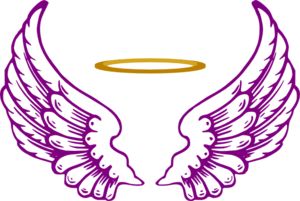 Angel Halo With Wings clip art - vector clip art online, royalty free & public domain Angel Wings Halo Tattoo, Angel Wings Clip Art, Facebook Cover Images Wallpapers, Halo Drawings, Halo Tattoo, Alas Tattoo, Angel Wings Png, Facebook Cover Photos Hd, Facebook Featured Photos