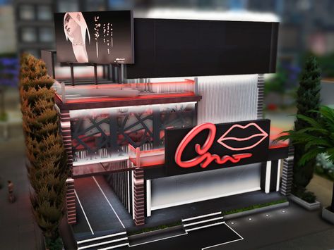 The Sims Resource - Nightclub for Bachelors (NO CC) Sims 4 Dj Booth, Sims 4 Luxury Furniture Cc, Sims 4 Nightclub Cc, Sims 4 Lounge, Sims 4 Strip Club, Sims 4 Nightclub, Sims 4 Club, Sims 4 Strip Club Cc, Nightclub Bar