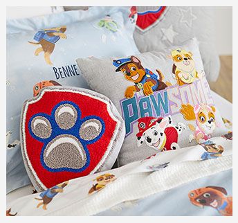 PAW Patrol™ Bedding & Pajamas | Pottery Barn Kids Paw Patrol Bedroom Ideas For Boys, Paw Patrol Bed, Paw Patrol Room Decor, Paw Patrol Room, Paw Patrol Bedroom, Paw Patrol Bedding, Mermaid Quilt, Bedding Twin, Toddler Gear