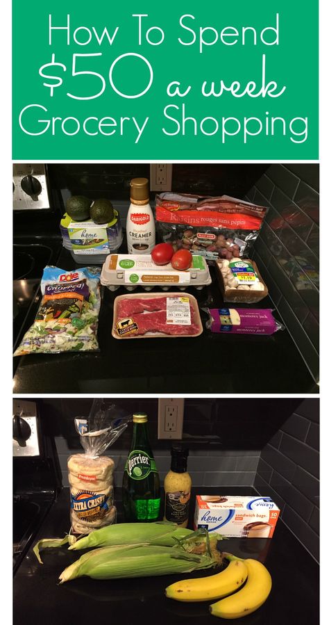 50 Dollar Grocery Budget, 50 Grocery Budget, Frugal Grocery Shopping, Budget Grocery Shopping, Budget Grocery, Food Budget, Weekly Grocery, Grocery Budget, Grocery Budgeting