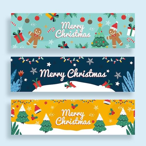 Banner Christmas Design, Spanduk Natal, Christmas Layout Design, Christmas Banners Ideas, Christmas Logo Design, Christmas Banner Design, Christmas Horizontal, Christmas Menu Design, Winter Logo