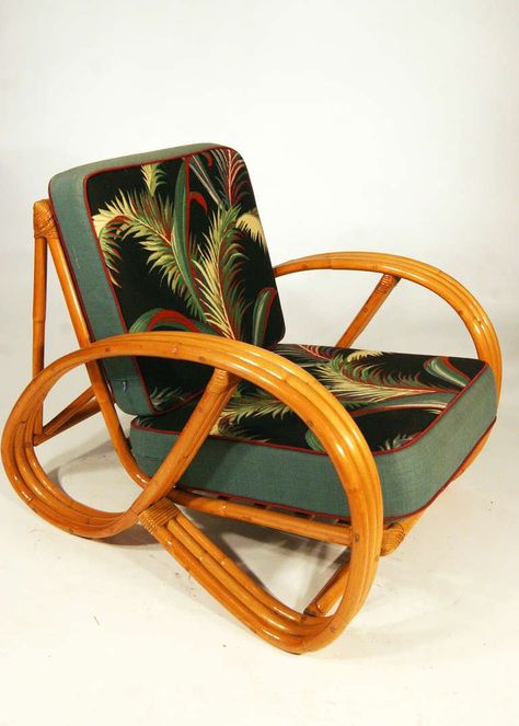 Hawaiian Furniture, Vintage Rattan Furniture, Tropical Furniture, Tiki Decor, Rattan Lounge Chair, Tiki Lounge, Hawaiian Decor, Bamboo Chair, Bamboo Furniture