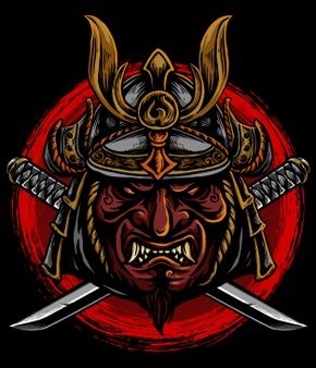 Samurai Warrior Tattoo, Guerriero Samurai, Warrior Mask, Ronin Samurai, Borneo Tattoo, Samurai Helmet, Samurai Artwork, Japanese Warrior, Japanese Sleeve Tattoos