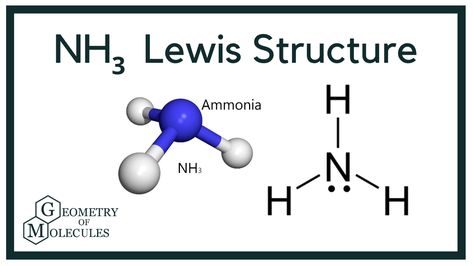 #NH3LewisStructure #LewisStructure #AmmoniaLewisDotStucture Lewis Structure, Normal Room, Chemical Formula, Chemistry, Geometry, Science, Education, Quick Saves