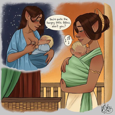 Mom Bod Drawing Reference, Pregnant Oc Drawing, Pregnant Oc Art, Pregnancy Drawing Reference, Pregnant Art Reference, Fantasy Pregnant, Pregnant Character Design, Character Art Pregnant, Parent Pose Reference