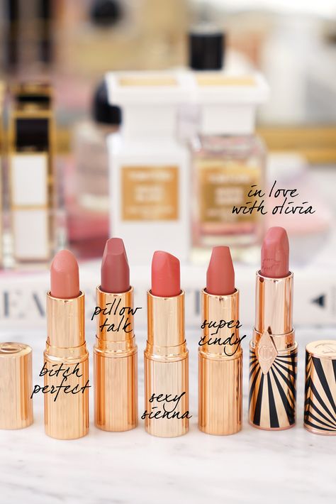 Charlotte Tilbury Kkw Lipstick, Charlotte Tilbury Lipstick Swatches, Charlotte Tilbury Makeup Looks, Best Lipstick Brand, Wedding Lipstick, Neutral Lipstick, Makeup Luxury, Tom Ford Lipstick, Charlotte Tilbury Lipstick