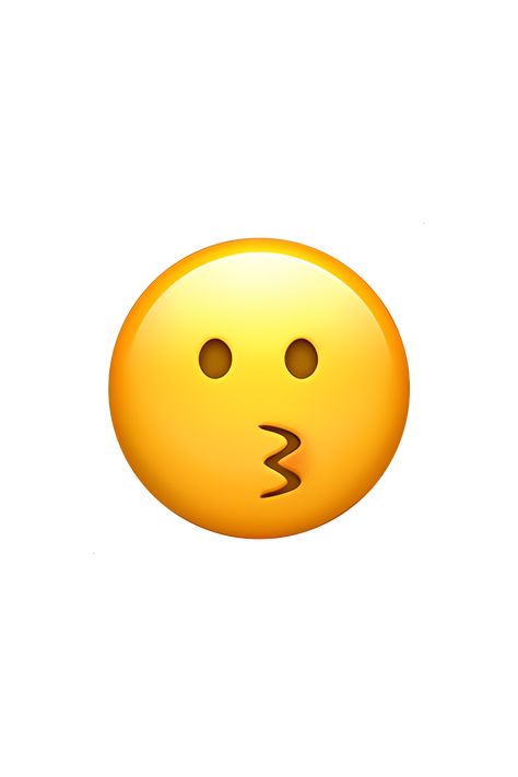 The 😗 Kissing Face emoji depicts a yellow face with puckered lips, closed eyes, and slightly blushing cheeks. The lips are slightly parted, as if preparing to give a kiss. The overall expression is one of affection and intimacy. Emoji Kiss, Big Kiss Emoji, Kiss Emoji Iphone, Biting Lip Emoji, Emjios Faces Love, Anushka Sharma Images, Iphone Png, Emoji Pin, Apple Emojis