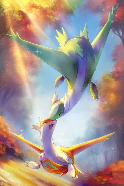 Latios Pokemon, Pokemon Latias, Latios And Latias, Cute Pokemon Art, Pokemon Dragon, Pokemon Photo, Cool Pokemon Wallpapers, Pokemon Fusion, Cool Pokemon