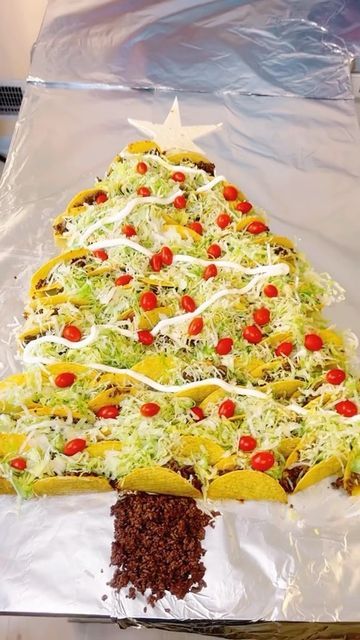 Dougherty Dozen on Instagram: "🎄Taco Christmas Tree🎄 Did you count how many tacos I used? #DoughertyDozen #TacoTuesday #TacoChristmasTree #Christmas #MerryChristmas" Dougherty Dozen, Taco Christmas, Star Core, Taco Tuesday, How Many, Tacos, Vanilla, Merry Christmas, Christmas Tree