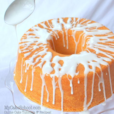 Simple Vanilla Glaze | My Cake School Angel Food Cake Glaze, Petit Four Glaze Recipe, Pound Cake Icing, Glazed Icing Recipe, Classic Pound Cake Recipe, Icing Glaze, Cake Glaze, Pound Cake Glaze, Moist Pound Cake