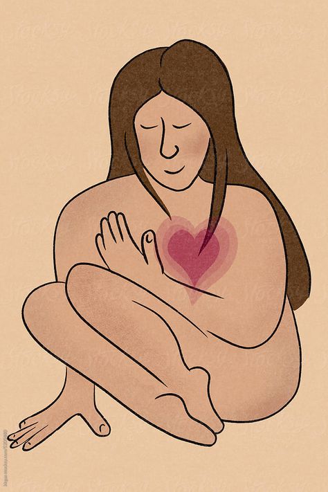 Self Love Cartoon Images, Self Acceptance Illustration, Health Illustration Art, Values Aesthetic, Healing Illustration, Valuing Yourself, Lainey Molnar, Value Drawing, Relatable Illustrations