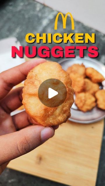 Chicken Nugget Recipes Mcdonalds, Mcnuggets Recipe, Mcdonalds Chicken Nuggets, Mc Nuggets, Easy Chicken Nugget Recipes, Mc Chicken, Nugget Recipes, Mcdonalds Recipes, Chicken Nuggets Recipe