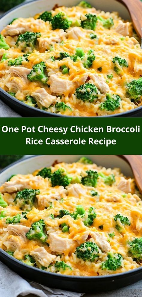 Need a satisfying dinner that’s packed with flavor? Discover this One Pot Cheesy Chicken Broccoli Rice Casserole, featuring creamy textures and savory ingredients. It’s an ideal choice for a cozy family dinner that everyone will enjoy. Broccoli Chicken Rice Casserole Instapot, Chicken Broccoli Casserole Instant Pot, Chicken Broccoli One Pot Recipe, Chicken Broccoli Rice Recipes Healthy, One Pot Cheesy Chicken Broccoli And Rice, Rotisserie Chicken And Rice Recipes Easy, Creamy Cheesy Chicken And Rice, Chicken Broccoli Risotto, Simple Broccoli Casserole Recipe