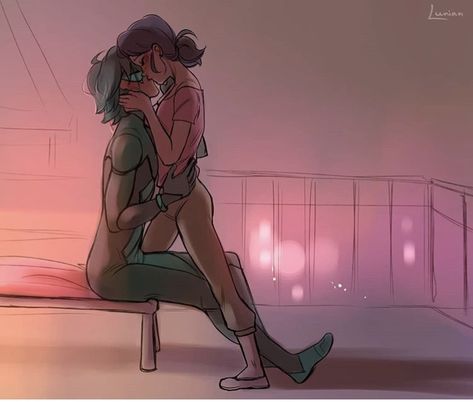 Good Night Kiss, Night Kiss, Luka Miraculous Ladybug, Miraculous Ladybug Kiss, Miraculous Ladybug Fanfiction, Super Cat, Miraculous Ladybug Fan Art, Miraculous Ladybug Funny, Ladybug Comics