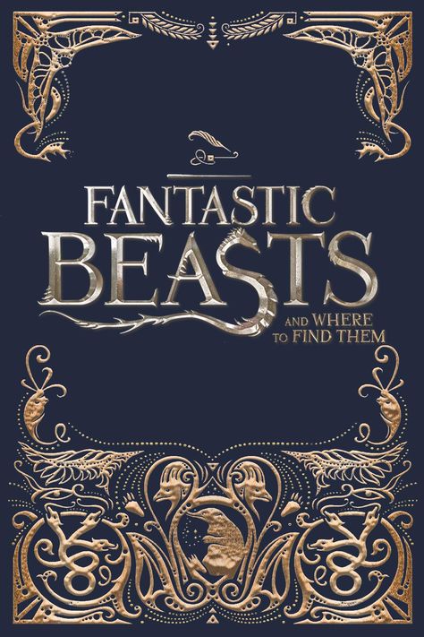 Fantastic Beasts Poster, Fantastic Beasts Book, Wizard Book, Beast Logo, Pose Fotografi, Fantastic Beasts And Where, Harry Potter Party, Book Posters, Mini Book