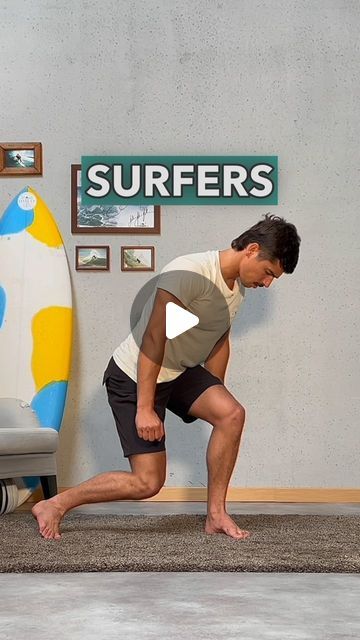 Keith Marcantuoni on Instagram: "Don’t fear a collapsing knee; rather, train for it so that your body can handle odd positions, such as the natural surf stance, which is an inevitable position when surfing at any level. When gently exposing ourselves to positions like this in a controlled training environment, we improve our body awareness and train our myofascial system to better understand and endure the stresses of these odd positions. Your fascia will strengthen within the vectors that it gets stressed. While linear training is important, so is odd position training, and as surfers who do some exercise, we can’t neglect this component of training. This exercise is the surf squat iso hold, where we hold our natural surf stance with a 90-degree front knee angle for time. I like to work u Body Awareness, 90 Degree, Our Body, Surfing, Train, Instagram