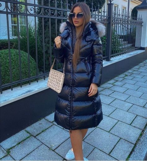 Moncler Paris Wardrobe, Long Down Coat, Quilted Parka, Hooded Winter Coat, Moncler Jacket, Long Puffer, Puffer Jacket Women, Puffy Jacket, Fancy Outfits