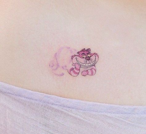 Tiny Disney Tattoos For Women, Small Alice In Wonderland Tattoo, Tattoo Alice In Wonderland, Tiny Disney Tattoo, Disney Tattoos Small, Alice In Wonderland Tattoo, Alice And Wonderland Tattoos, Watercolor Tattoo Ideas, Tattoo Design For Hand