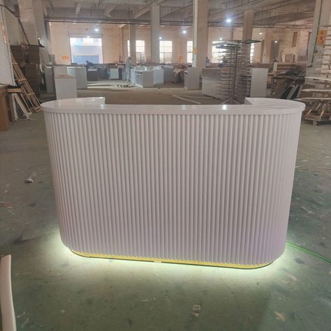 Whatsapp: +86 18126745463 
Email : sales1@kakalaz.com Cream Reception Desk, Beauty Reception Desk, Salon Counter Design, Makeup Table Decor, Small Beauty Salon Interior Design, Small Beauty Salon Ideas, Modern Reception Desk Design, Reception Designs, Modern Dressing Table