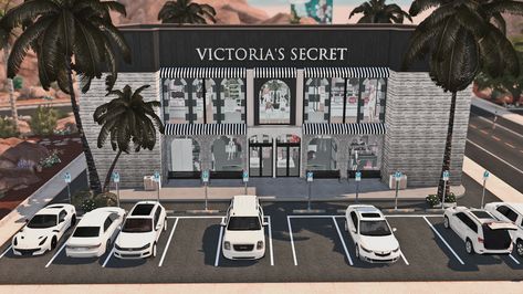 Victoria's Secret + Pink Retail Store | ToriADori on Patreon Sims 4 Victoria Secret Store, Sims 4 Retail Store Lots, Sims 4 Bleachers Cc, Sims 4 Retail Store No Cc, The Sims 4 Retail Store Cc, Sims 4 Victorias Secret Cc, The Sims 4 Retail Store, Clothing Store Sims 4, Sims Retail Store