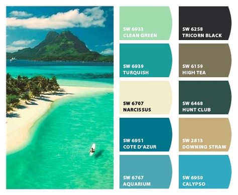 Bahamas Color Palette, Hex Color Palette, Paint Color Palettes, Coastal Colors, Beach Color, Brand Color Palette, Pallet Painting, Paint Palette, Paint Colors For Home