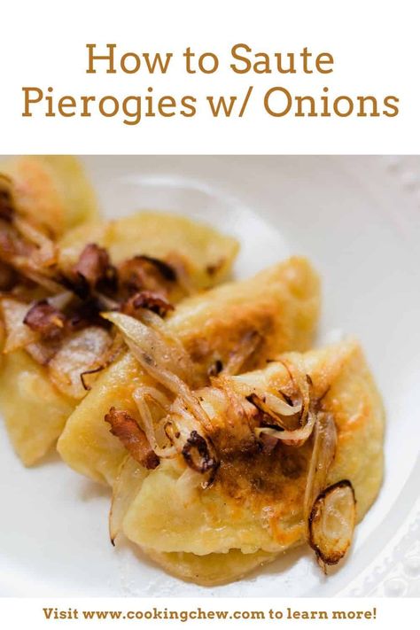 Sauteed pierogies with onions is a quick and easy meal. All that you need are frozen pierogies, butter, and onions. Pierogies With Butter And Onions, Fried Perogies Recipe Frozen, How To Cook Pierogies Frozen, Frozen Perogies Recipe Easy, Best Way To Cook Perogies From Frozen, How To Cook Frozen Pierogies, Recipes Using Frozen Pierogies, Perogies Recipe Frozen, Frozen Perogies Recipe