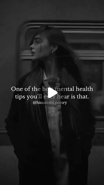 The inspiring quote on Instagram: "Yes. These are the one of the best mental health tips. 
.
.
Thank you so much for watching.
Follow @himanshi.poetry for more inspirational videos and quotes.
Please share and save if you like it.
Videos - Pinterest 
Audio - @optiimusmind 
.
.
#réel #reels #reelitfeelit #reelkarofeelkaro #reelsinstagram #reelinstagram #reel #viralreels #trendingreels #feelitreelit #reelslovers #quotes #quote #quoteoftheday #quotesoftheday #inspirationalquotes #motivationalquotes #inspiration #motivation" Thankful For Health Quotes, Inspirational Reels For Instagram, It Videos, Health Video, Mental Health Day, Good Mental Health, Inspirational Videos, Health Quotes, Health Education