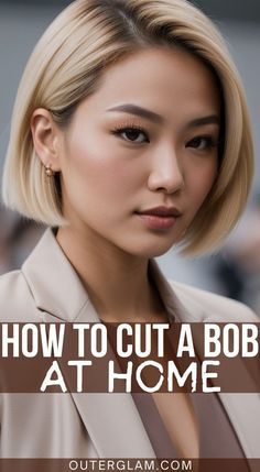 Easy Bob Haircut, Diy French Bob Haircut, Growing Out A Short Bob, How To Cut A Bob Yourself Step By Step, Diy Short Bob Haircut At Home, Diy Bob Haircut At Home Step By Step, Diy Haircut At Home Step By Step, Cut A Bob Yourself, Cut My Own Hair Short