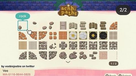 Animal Crossing Patterns, Rock Path, Circle Pattern, Animal Crossing, Custom Design, Coding, Photo And Video, Electronic Products, Memes