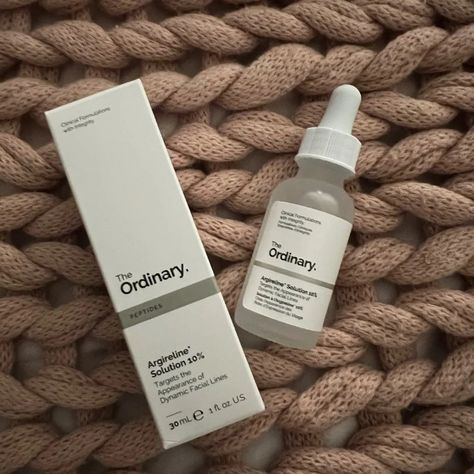 If you're looking for an effective and affordable way to improve the appearance of fine lines and wrinkles, The Ordinary Argireline Solution 10% is a great option to consider. Not only is it a fraction of the cost of many other anti-aging skincare products, but it also contains a potent concentration of Argireline, a proven peptide that helps relax the muscles responsible for the formation of wrinkles.  The Ordinary Argireline Solution 10% is also gentle and suitable for all skin types. Ordinary Argireline Solution, The Ordinary Retinol 0.5, The Ordinary Argireline, The Ordinary Soothing & Barrier Support Serum, The Ordinary Caffeine Solution 5% + Egcg, The Ordinary Argireline Solution 10%, The Ordinary Skincare, Aging Skin Care, Anti Aging Skin Care