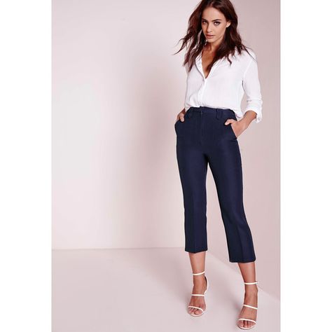 Navy Pants Outfit, Capri Pants Outfits, Kick Flare Pants, Corporate Attire, Professional Wardrobe, Satin Pants, Kick Flares, Cold Weather Outfits, Flare Trousers