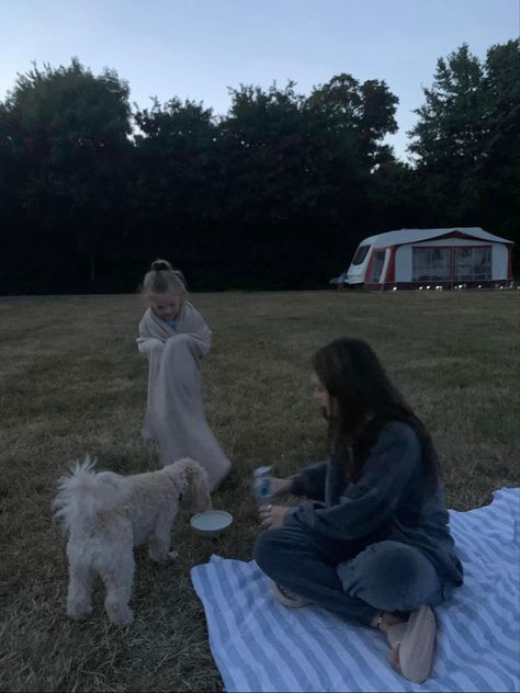 Caravan Aesthetic, Maisie Core, Camping Dog, Kids Aesthetic, French Summer, I Have A Dream, Songs To Sing, Night Time, Caravan