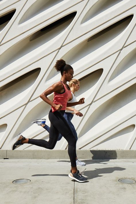 Two running friends tell us how they make each other better. #adidas #ad Running Besties, Woman Running Aesthetic, Running Photography Aesthetic, Running Inspo, Fitness Shoot Ideas, Marathon Training Schedule, Running Photography, Running Photos, Running Friends