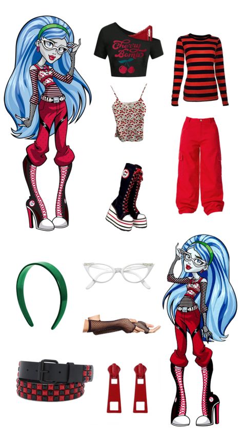 Monster High Halloween Costumes, Monster High Ghoulia, Monster High Halloween, Monster High Costume, Creepy Cute Fashion, Ghoulia Yelps, Trio Halloween Costumes, Moster High