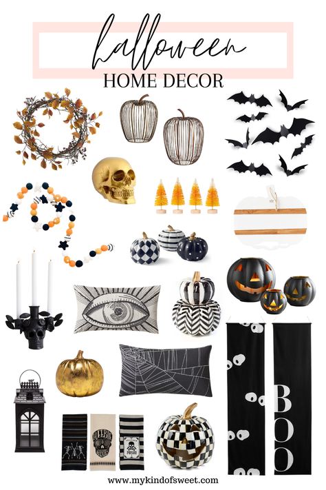 Chic Halloween Home Decor Amazon Halloween Decor, Chic Fall Decor, Arch Decoration, Halloween 20, Chic Halloween, Girl House, Halloween Fashion, Halloween Home Decor, Decorating Blogs