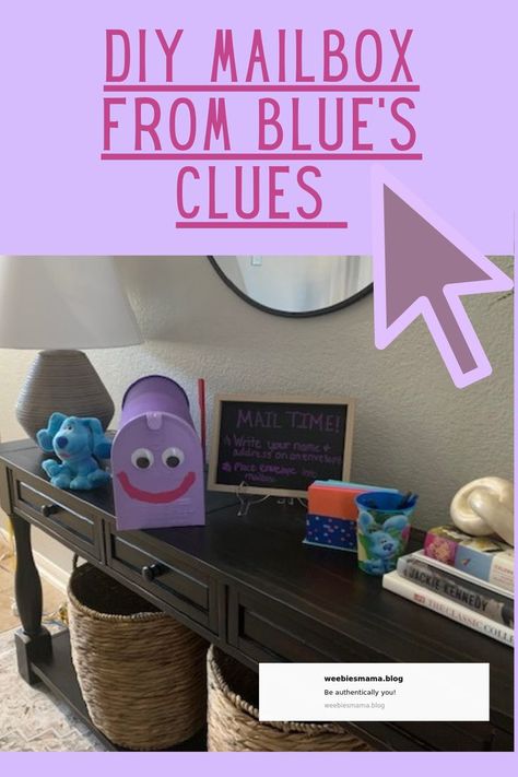 How to create Mailbox from Blue's Clues Blues Clues Mailbox, Blue's Clues Birthday, Thoughts About Life, Diy Mailbox, Amazing Husband, Blue's Clues, Blues Clues, Life Thoughts, Birthday Decor