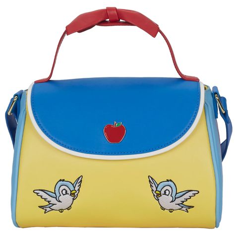 Snow White 85th Anniversary Cosplay Crossbody Bag – Loungefly.com Future Accessories, Loungefly Collection, Disney Princess Books, Snow White Cosplay, Funky Bags, Princess Book, Disney Heroines, Disney Jr, Disney Bounds