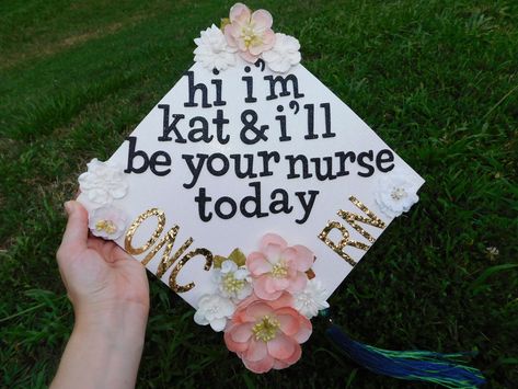 Simple Nurse Graduation Cap, Oncology Nursing Graduation Cap, Oncology Graduation Cap, Graduation Cap Designs For Nurses, Or Nurse Graduation Cap, Oncology Nurse Graduation Cap, Lpn Cap Decoration Graduation, Ob Nurse Graduation Cap, Grad Cap Designs Nursing