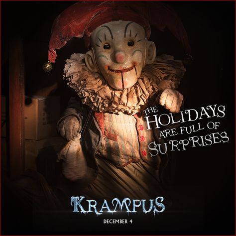 Krampus Jack-in-the-Box Krampus Movie, Scary Christmas, Christmas Horror, Horror Font, Villain Character, Creepy Christmas, Creepy Tattoos, Dark Christmas, Horror Movie Art