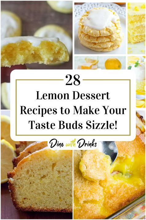 Collage of 4 lemon dessert recipes. Coconut Cream Recipes, Dessert Cravings, Lemon Treats, Lemon Dessert, Lemon Dessert Recipes, Lemon Desserts, Recipes To Make, Lemon Recipes, Cream Recipes