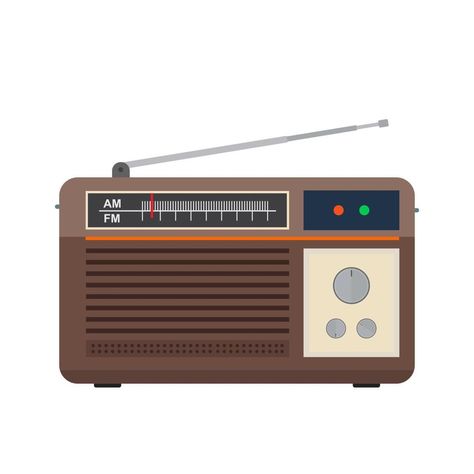 Old Radio, Old Radios, The Old, Vector Art, Old Things, For Free