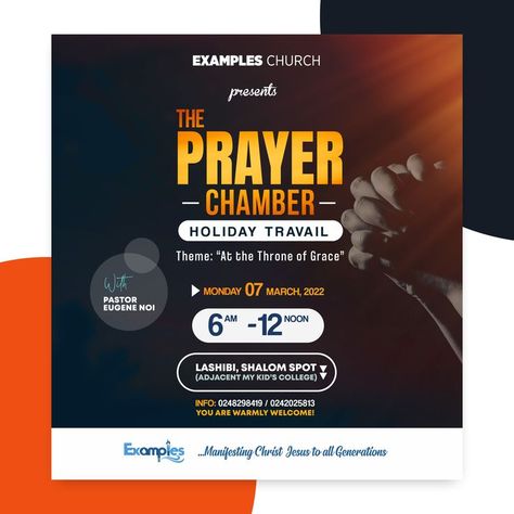 Church flyer Church Poster Ideas, Event Poster Design Inspiration, Webinar Design, Christian Graphic Design, Church Media Design, Poster Design Layout, Prayer Service, Facebook Cover Design, Graphic Design Brochure