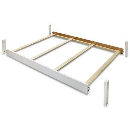 The rails allow you to extend the use of your crib and it's perfect for use in youth or adult bedrooms. This conversion rail kit comes in the same hardwood construction, non-toxic finish, and classic design as the corresponding Sorelle Cribs.Bed slats are included. Upgrade your little one to big kid status with the Sorelle Berkley Crib & Changer Full Size Conversion Kit. Crafted of durable pine and equipped with support slats, this conversion kit will keep your child safe as they move to a full Diy Crib, Rustic Living Room Furniture, Bed Rail, Full Size Mattress, Cleaning Curtains, Adult Bedroom, Bed Rails, Material Bed, Convertible Crib