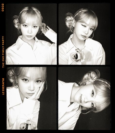 LE SSERAFIM pics on X: "Chaewon for #LE_SSERAFIM Photo Booth https://t.co/oLNVoVeUES" / X Girl's Back, Korean Bbq, 2nd Anniversary, Kpop Posters, Party Photo Booth, Simple Girl, My Chemical, Korean Language, Korean Hairstyle