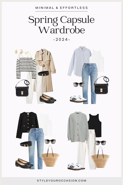 Ținute Business Casual, Chic Capsule Wardrobe, Capsule Wardrobe Women, Spring Summer Capsule Wardrobe, Classic Capsule Wardrobe, Capsule Wardrobe Outfits, Fashion Capsule Wardrobe, Spring Capsule, Europe Outfits