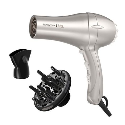 Remington Shine Therapy Argan Oil & Keratin Dryer Hair Dryer Diffuser, Ceramic Grill, Advanced Ceramics, Keratin Hair, Straightening Brush, Dior Addict, Blow Dryer, Lip Glow, Ceramic Coating