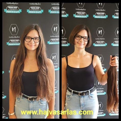 Long To Bob Before And After, Long Hair To Bob Before And After, Long Hair To Bob, Long Hair To Short Hair, Fly Bra, Hair Donation, Bob Blonde, Before And After Haircut, Short Bobs