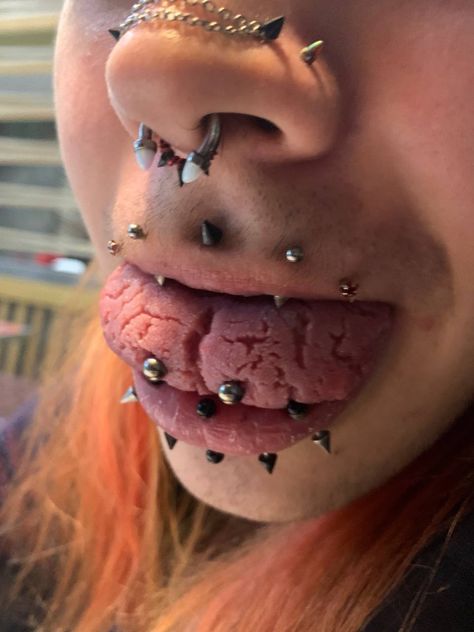 Piercings, Collage, Pins