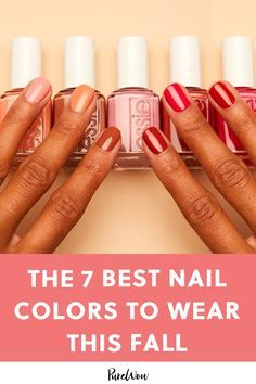 The 7 Best Nail Colors to Wear This Fall #purewow #trends #fall #beauty #nails #nailpolish Best Nail Colors, Trends Nails, Nails Nail Polish, August Nails, Fun Nail Colors, Nail Color Trends, Red Polish, Nails Trends, Fall Beauty